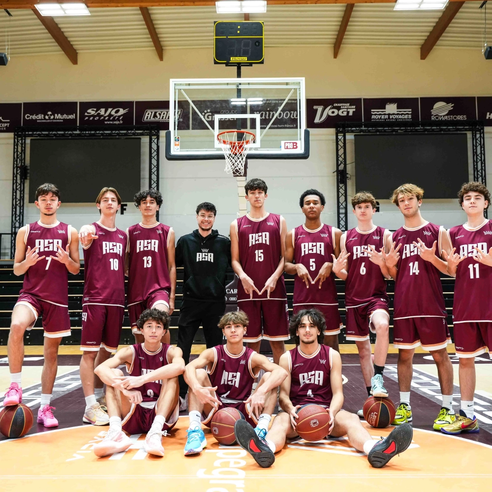 Photo de groupe de l'équipe U21M Qualif Région