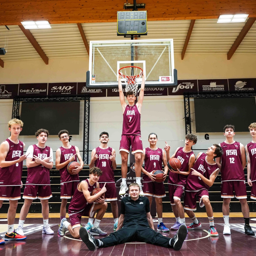 Photo de groupe de l'équipe U18M Qualif Région 2