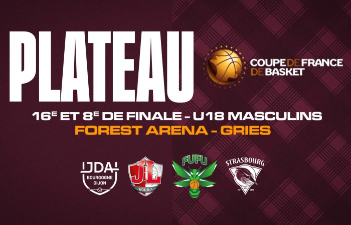 Plateau Coupe de France U18 : 15/16 février 2025